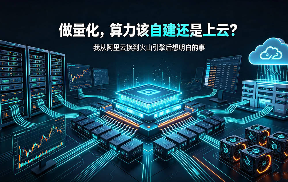 做量化，算力该自建还是上云？我从阿里云换到火山引擎后想明白的事