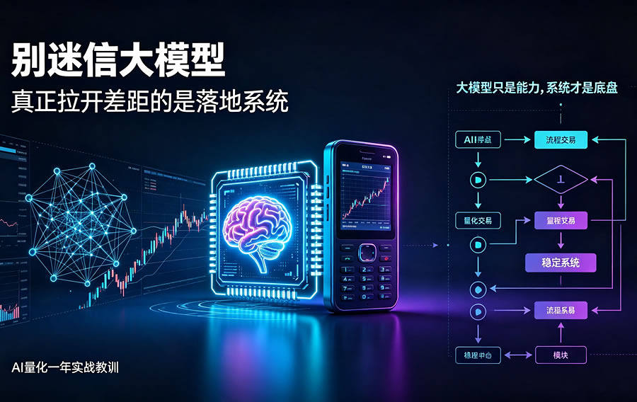做AI量化一年，我最大的教训：别迷信大模型，真正拉开差距的是落地系统