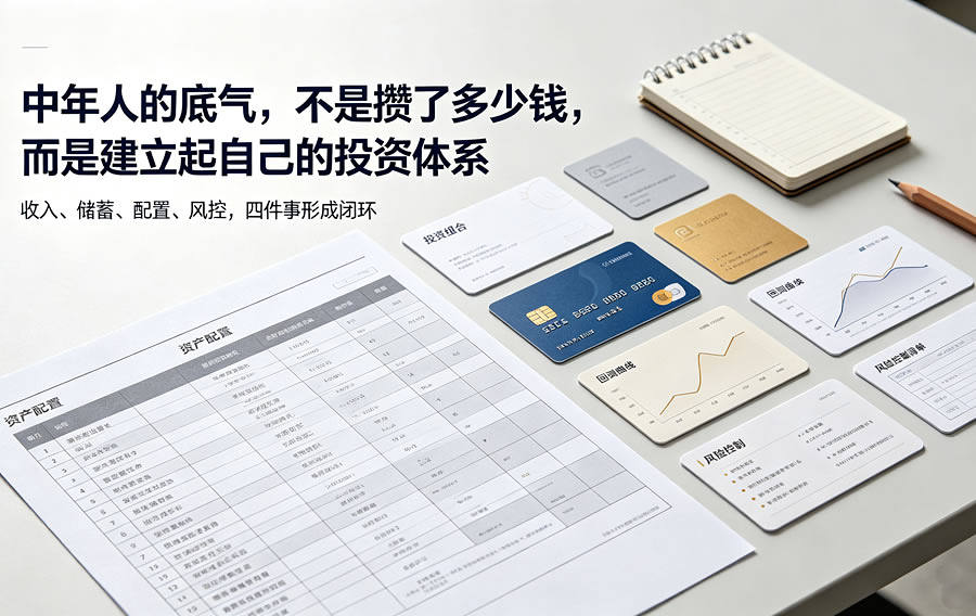 中年人的底气,不是攒了多少钱,而是建立起自己的投资体系