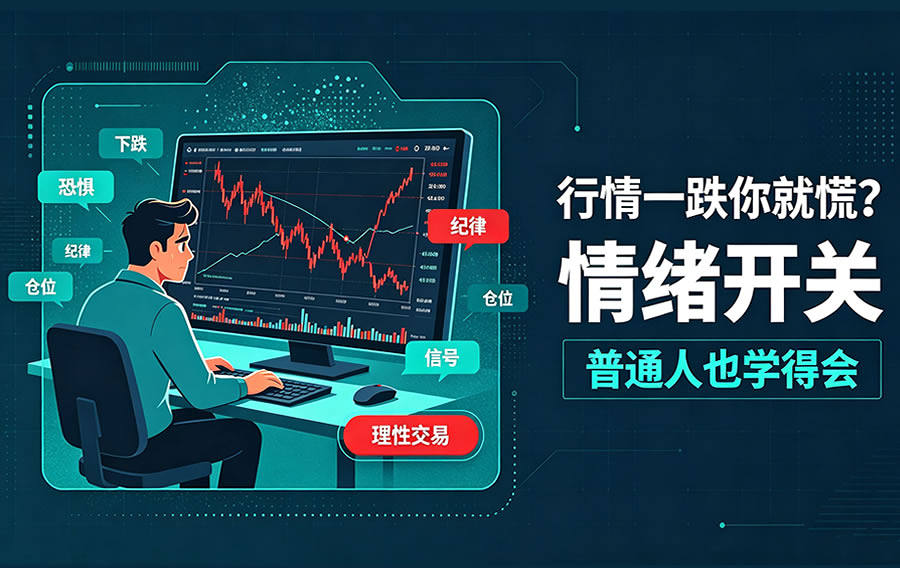 行情一跌你就慌？量化交易员的「情绪开关」，普通人也学得会