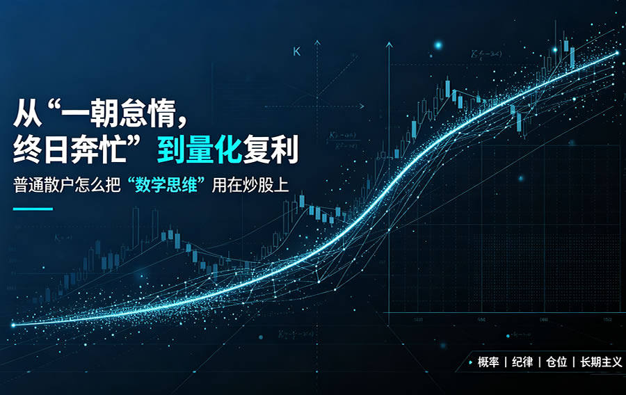 从"一朝怠惰，终日奔忙"到量化复利：普通散户怎么把"数学思维"用在炒股上