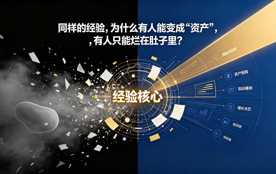 同样的经验,为什么有人能变成“资产”,有人只能烂在肚子里?