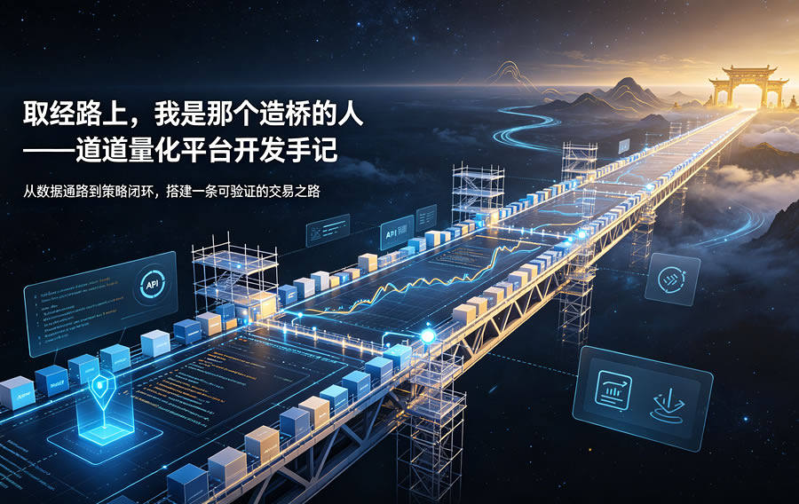取经路上，我是那个造桥的人——道道量化平台开发手记