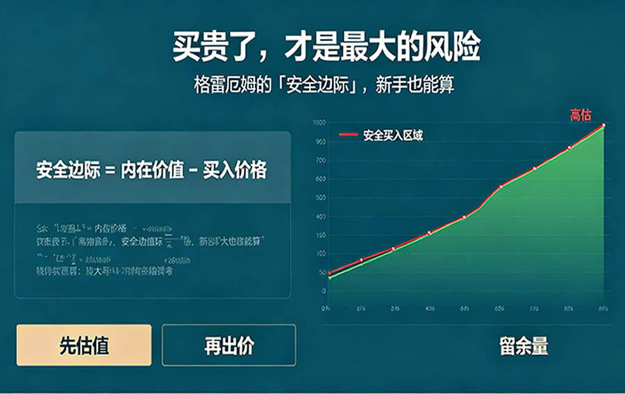 买贵了,才是最大的风险:格雷厄姆的「安全边际」,新手也能算