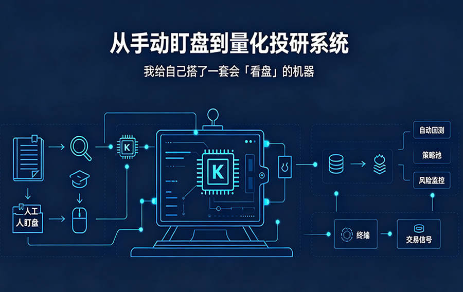 从手动盯盘到量化投研系统:我给自己搭了一套会「看盘」的机器