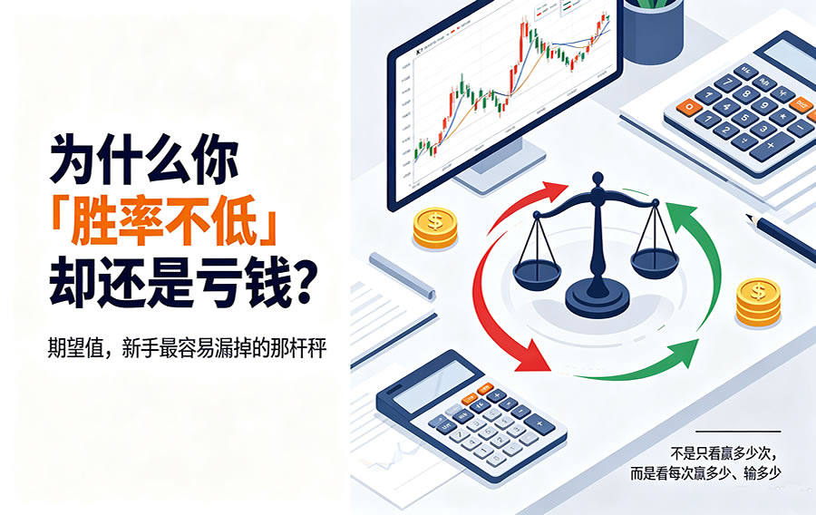 为什么你「胜率不低」却还是亏钱？——期望值，新手最容易漏掉的那杆秤