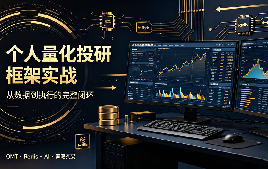 个人量化投研框架实战:从数据到执行的完整闭环(QMT+Redis+AI+策略交易)