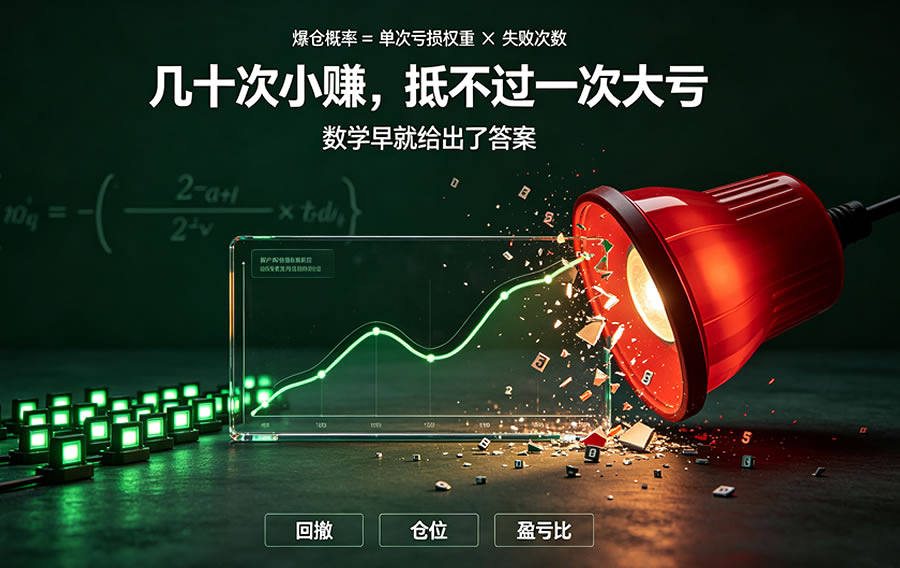 多次小幅正向收益,也难抵御一次重大回撤:聊聊背后的数学逻辑