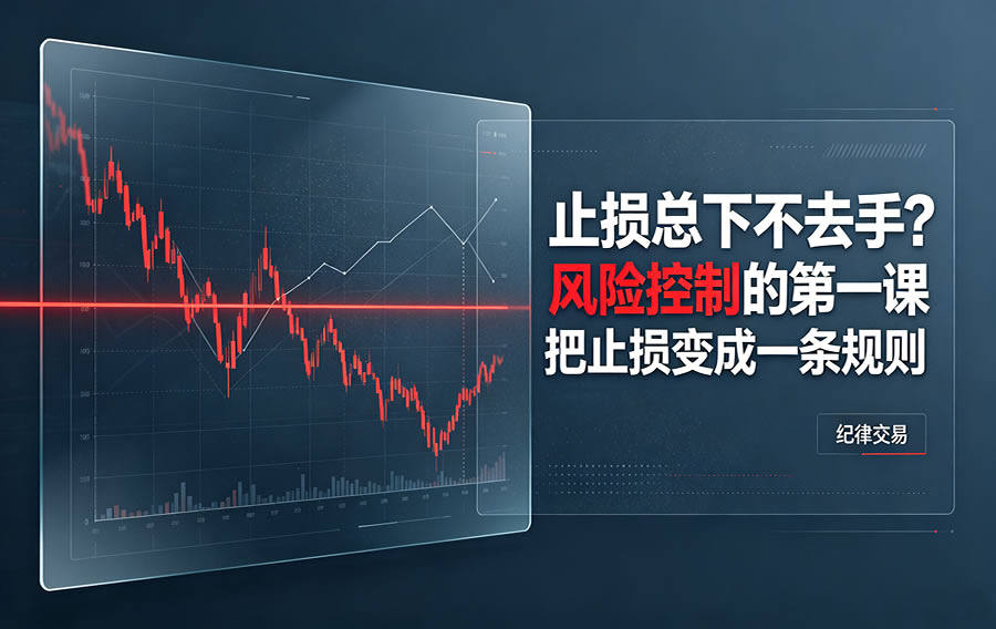 止损总下不去手?聊聊风险控制的第一课:把止损变成一条规则