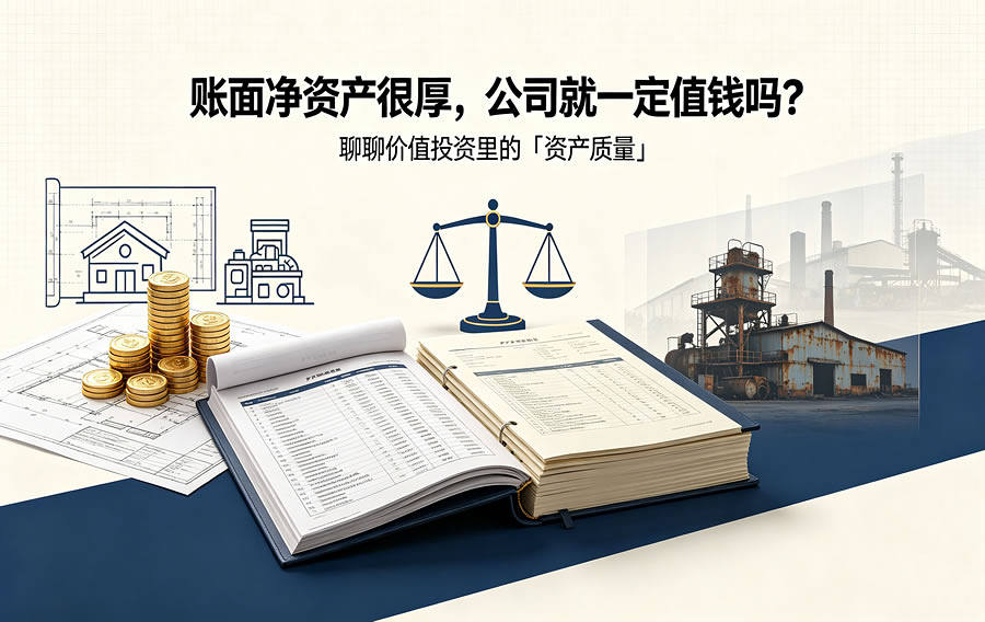 账面净资产很厚,公司就一定值钱吗?聊聊价值投资里的「资产质量」