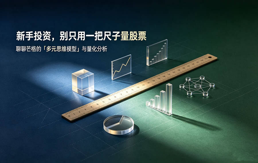新手投资,别只用一把尺子量股票:聊聊芒格的「多元思维模型」与量化分析