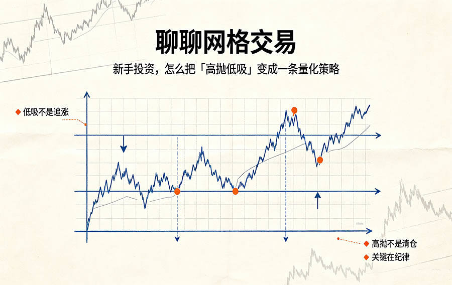 聊聊网格交易:新手投资,怎么把「高抛低吸」变成一条量化策略
