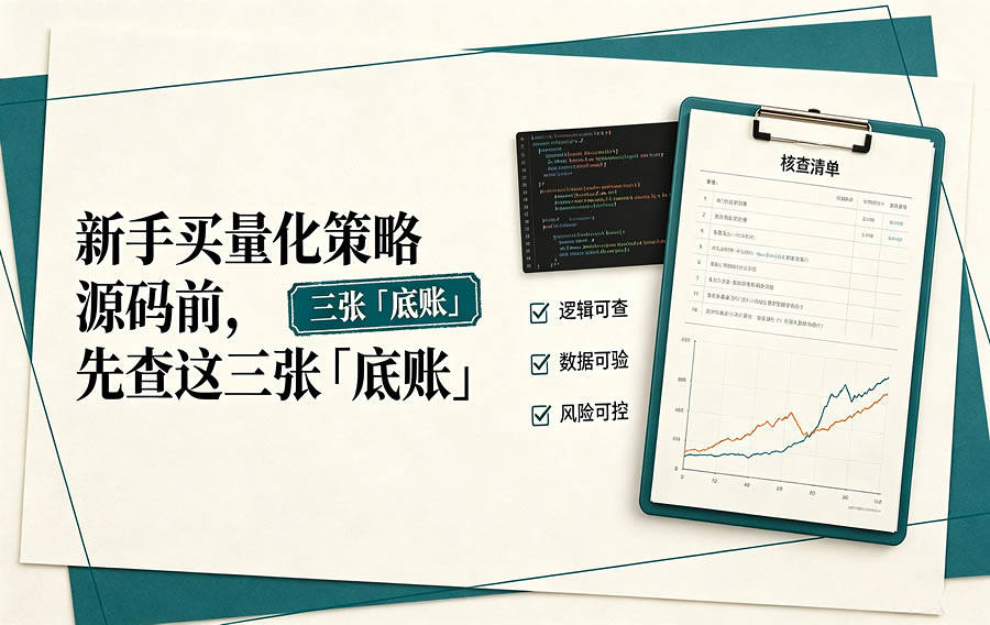新手买量化策略源码前,先查这三张「底账」