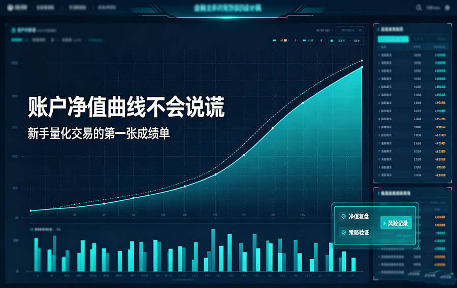 账户净值曲线不会说谎：新手量化交易的第一张成绩单