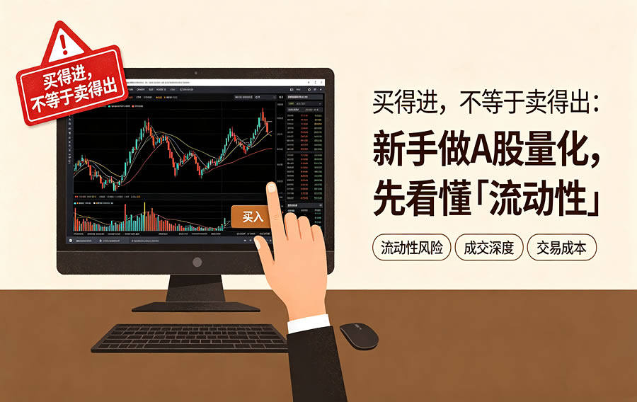 买得进,不等于卖得出:新手做A股量化,先看懂「流动性」