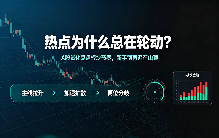 热点为什么总在轮动?A股量化复盘板块节奏,新手别再追在山顶