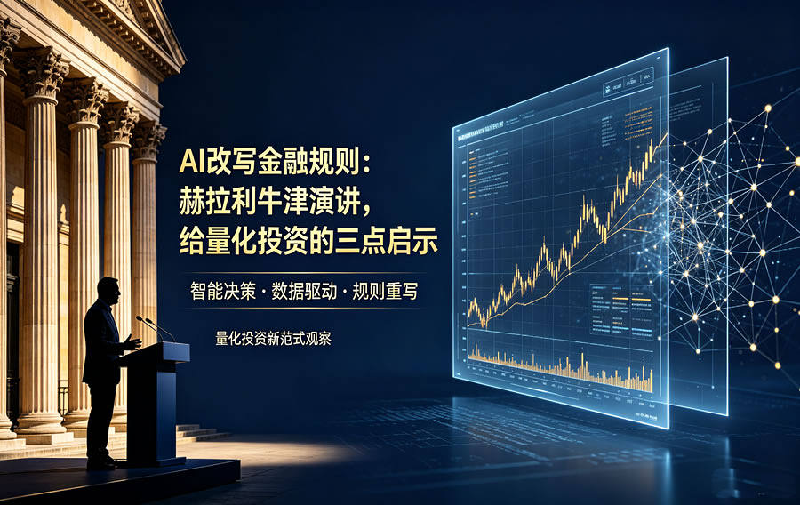 AI改写金融规则:赫拉利牛津演讲,给量化投资的三点启示